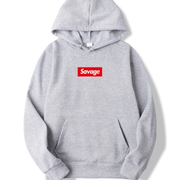 Savage Hoodie Box Logo - Picture 1 of 1